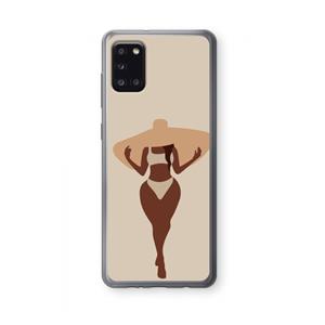 CaseCompany Let's get salty: Samsung Galaxy A31 Transparant Hoesje