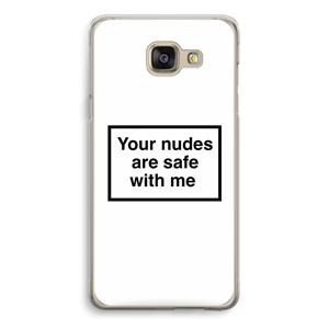 CaseCompany Safe with me: Samsung Galaxy A5 (2016) Transparant Hoesje