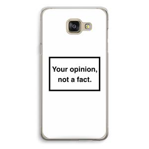 CaseCompany Your opinion: Samsung Galaxy A5 (2016) Transparant Hoesje