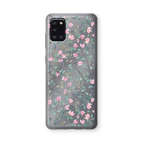CaseCompany Sierlijke bloemen: Samsung Galaxy A31 Transparant Hoesje