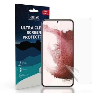 Lunso Duo Pack (2 stuks) Beschermfolie - Full Cover Screen Protector - Samsung Galaxy S22 Plus