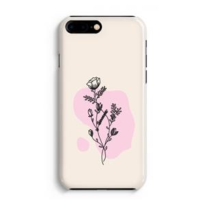 CaseCompany Roses are red: iPhone 8 Plus Volledig Geprint Hoesje