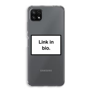 CaseCompany Link in bio: Samsung Galaxy A22 5G Transparant Hoesje
