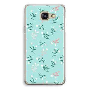 CaseCompany Small white flowers: Samsung Galaxy A5 (2016) Transparant Hoesje