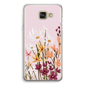 CaseCompany Painted wildflowers: Samsung Galaxy A5 (2016) Transparant Hoesje