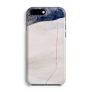 CaseCompany Stone White: iPhone 8 Plus Volledig Geprint Hoesje