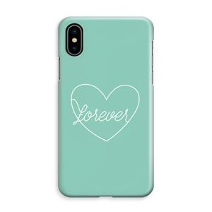 CaseCompany Forever heart pastel: iPhone XS Max Volledig Geprint Hoesje