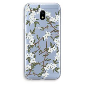 CaseCompany Blossoming spring: Samsung Galaxy J3 (2017) Transparant Hoesje
