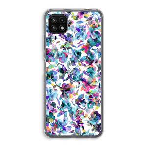 CaseCompany Hibiscus Flowers: Samsung Galaxy A22 5G Transparant Hoesje
