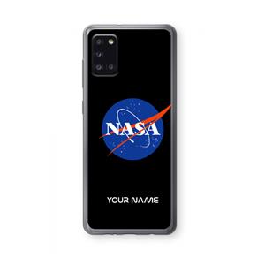 CaseCompany NASA: Samsung Galaxy A31 Transparant Hoesje