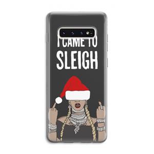CaseCompany Came To Sleigh: Samsung Galaxy S10 4G Transparant Hoesje