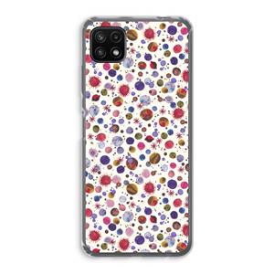 CaseCompany Planets Space: Samsung Galaxy A22 5G Transparant Hoesje