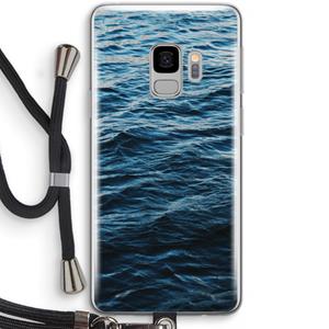 CaseCompany Oceaan: Samsung Galaxy S9 Transparant Hoesje met koord