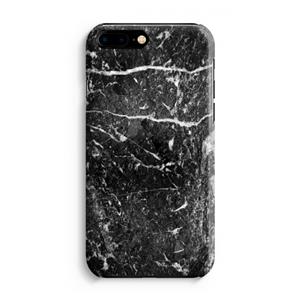 CaseCompany Zwart marmer: Volledig Geprint iPhone 7 Plus Hoesje