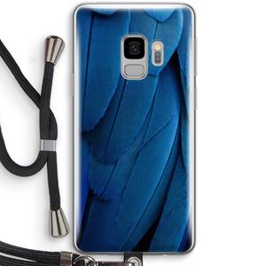 CaseCompany Pauw: Samsung Galaxy S9 Transparant Hoesje met koord