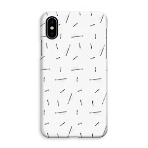CaseCompany Hipster stripes: iPhone XS Max Volledig Geprint Hoesje