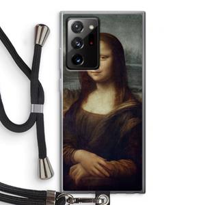 CaseCompany Mona Lisa: Samsung Galaxy Note 20 Ultra / Note 20 Ultra 5G Transparant Hoesje met koord