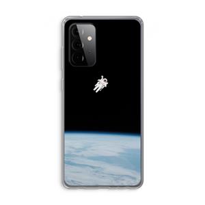 CaseCompany Alone in Space: Samsung Galaxy A72 Transparant Hoesje