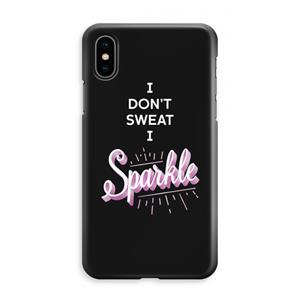 CaseCompany Sparkle quote: iPhone XS Max Volledig Geprint Hoesje