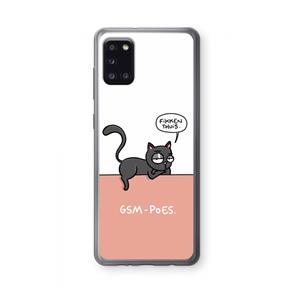 CaseCompany GSM poes: Samsung Galaxy A31 Transparant Hoesje