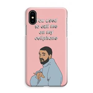 CaseCompany Hotline bling: iPhone XS Max Volledig Geprint Hoesje