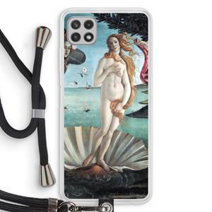 CaseCompany Birth Of Venus: Samsung Galaxy A22 4G Transparant Hoesje met koord