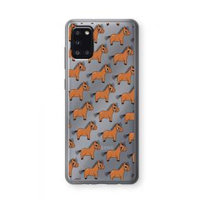 CaseCompany Pony: Samsung Galaxy A31 Transparant Hoesje