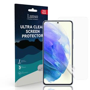 Lunso Duo Pack (2 stuks) Beschermfolie - Full Cover Screen Protector - Samsung Galaxy S22
