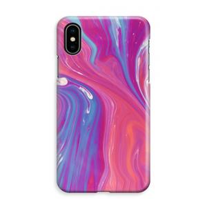 CaseCompany Paarse stroom: iPhone XS Max Volledig Geprint Hoesje