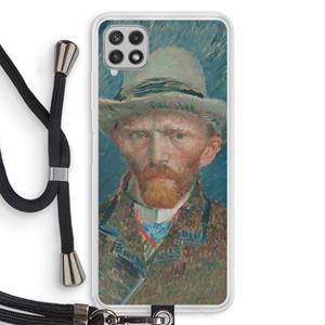 CaseCompany Van Gogh: Samsung Galaxy A22 4G Transparant Hoesje met koord
