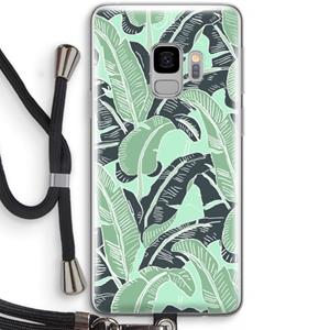 CaseCompany This Sh*t Is Bananas: Samsung Galaxy S9 Transparant Hoesje met koord