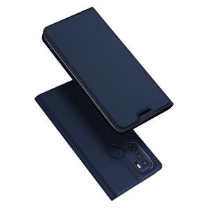 Dux Ducis Slim bookcase hoes - Motorola Moto G60S - Blauw
