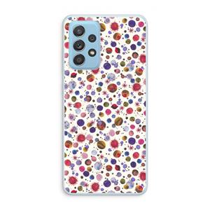CaseCompany Planets Space: Samsung Galaxy A73 Transparant Hoesje