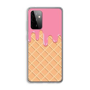 CaseCompany Ice cream: Samsung Galaxy A72 Transparant Hoesje