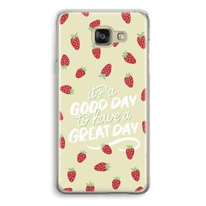 CaseCompany Don't forget to have a great day: Samsung Galaxy A5 (2016) Transparant Hoesje