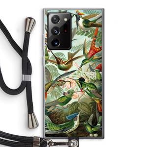 CaseCompany Haeckel Trochilidae: Samsung Galaxy Note 20 Ultra / Note 20 Ultra 5G Transparant Hoesje met koord