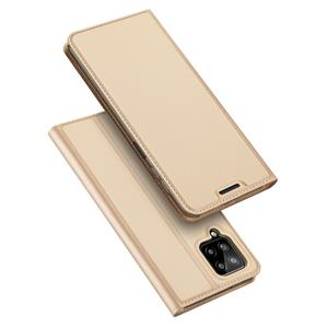 Dux Ducis Slim bookcase hoes - Samsung Galaxy A22 4G - Goud