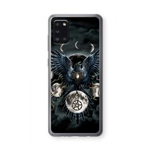 CaseCompany Sinister Wings: Samsung Galaxy A31 Transparant Hoesje