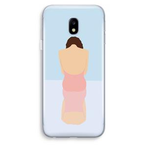 CaseCompany Mirror: Samsung Galaxy J3 (2017) Transparant Hoesje