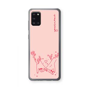 CaseCompany Best Friends: Samsung Galaxy A31 Transparant Hoesje
