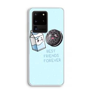 CaseCompany Best Friend Forever: Samsung Galaxy S20 Ultra Transparant Hoesje