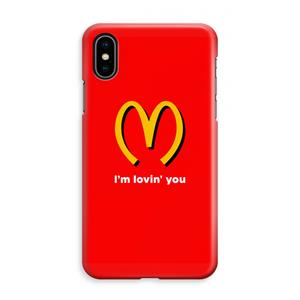 CaseCompany I'm lovin' you: iPhone XS Max Volledig Geprint Hoesje