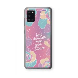 CaseCompany Good stories: Samsung Galaxy A31 Transparant Hoesje