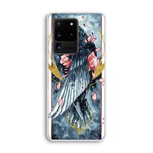 CaseCompany Golden Raven: Samsung Galaxy S20 Ultra Transparant Hoesje