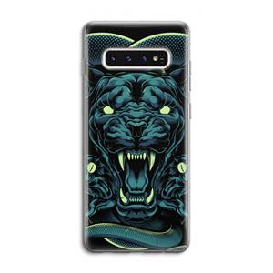 CaseCompany Cougar and Vipers: Samsung Galaxy S10 4G Transparant Hoesje