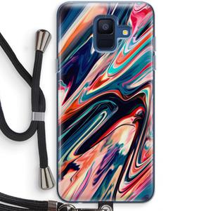 CaseCompany Quantum Being: Samsung Galaxy A6 (2018) Transparant Hoesje met koord