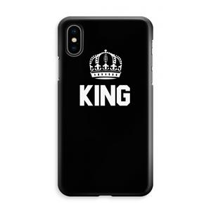 CaseCompany King zwart: iPhone XS Max Volledig Geprint Hoesje