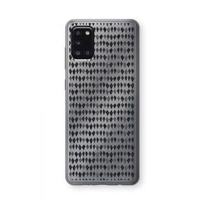 CaseCompany Crazy shapes: Samsung Galaxy A31 Transparant Hoesje