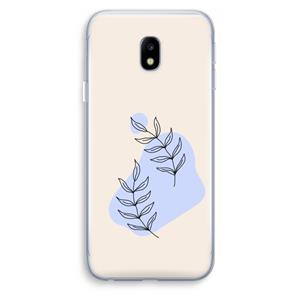 CaseCompany Leaf me if you can: Samsung Galaxy J3 (2017) Transparant Hoesje