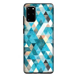 CaseCompany Gekleurde driehoekjes blauw: Samsung Galaxy S20 Plus Tough Case